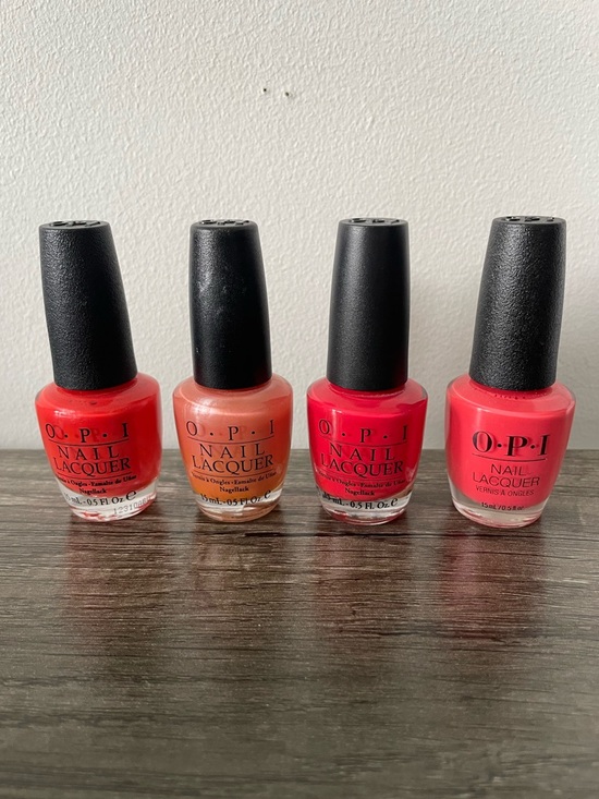OPI Other - OPI Nail Lacquer Set - Orange & Pink Shades 4 Pack